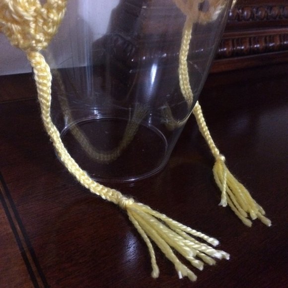 Brand New Handmade Crochet Baby Beanie with Pom Pom & Ear Flaps 3-6 Months - Picture 5 of 8